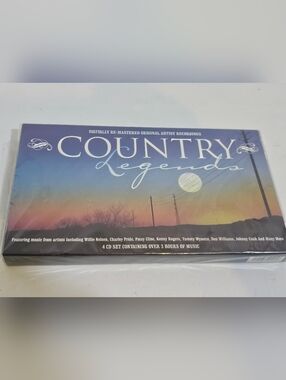 Various Artists : Country Legends CD 4 discs (2007). New Sealed